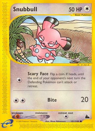 Snubbull/144 - Skyridge Reverse Holofoil