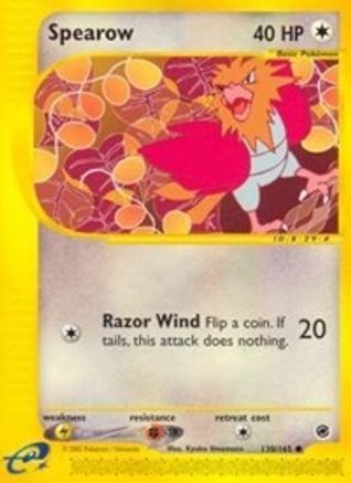 Spearow/165 - Expedition Reverse Holofoil