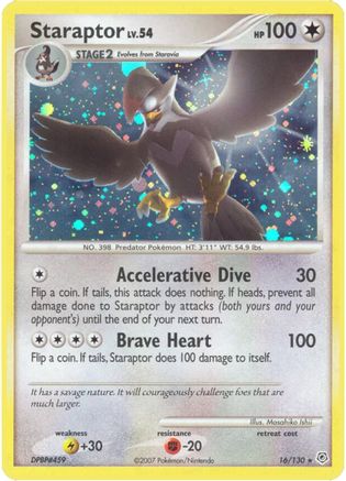 Staraptor/130 - Diamond and Pearl Reverse Holofoil
