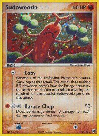 Sudowoodo/115 - Unseen Forces Holofoil