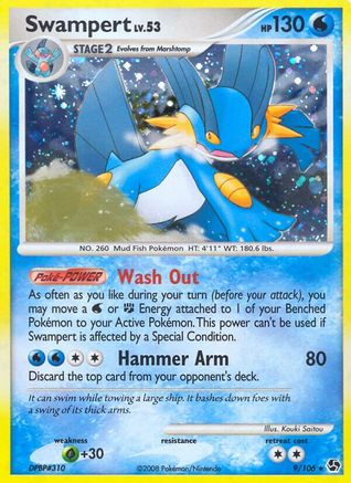 Swampert/106 - Great Encounters Holofoil