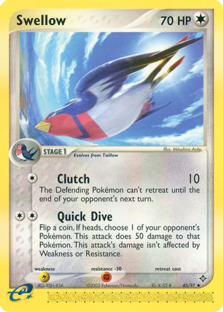 Swellow/97 - Dragon Reverse Holofoil