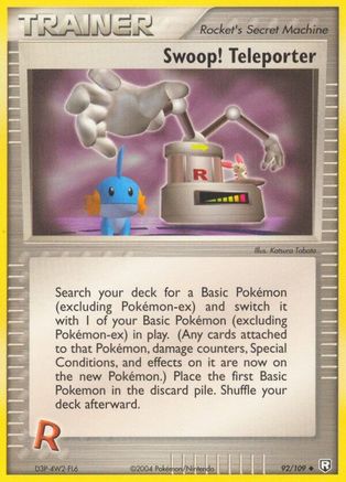 Swoop! Teleporter/109 - Team Rocket Returns Reverse Holofoil