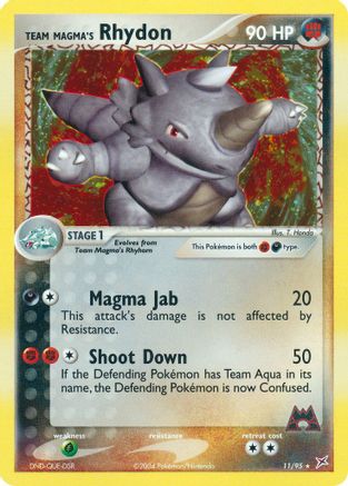 Team Magma's Rhydon - 11/95/95 - Team Magma vs Team Aqua Reverse Holofoil