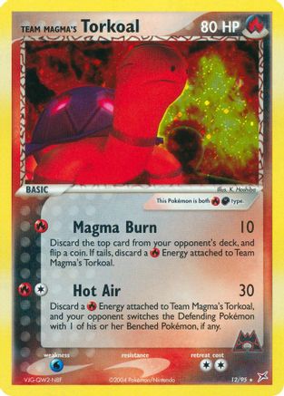 Team Magma's Torkoal/95 - Team Magma vs Team Aqua Reverse Holofoil