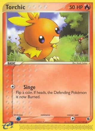Torchic - 74/109 74/109 - Ruby and Sapphire