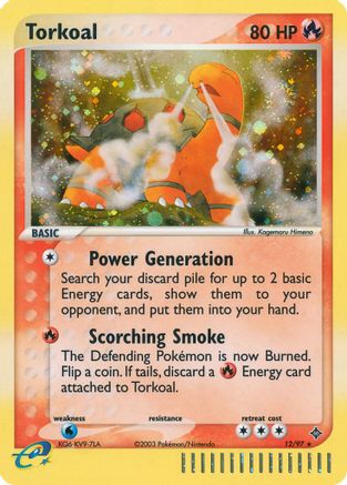 Torkoal/97 - Dragon Holofoil