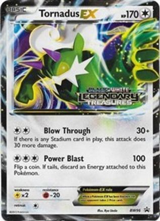 Tornadus EX - BW96 (Prerelease)/101 - Black and White Promos Holofoil