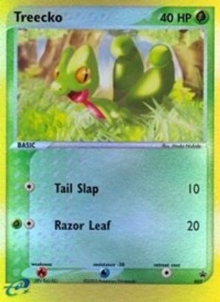 Treecko - 003 (e-League)/40 - Nintendo Promos Reverse Holofoil