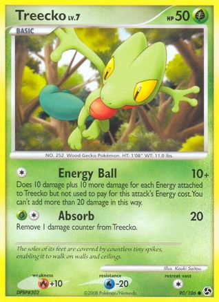 Treecko/106 - Great Encounters Reverse Holofoil