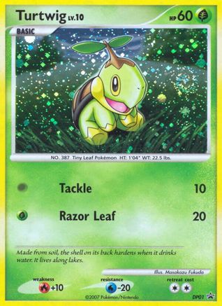 Turtwig - DP01/56 - Diamond and Pearl Promos Holofoil