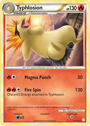 Typhlosion/123 - HeartGold SoulSilver