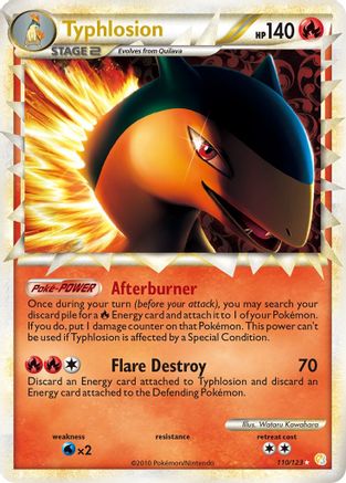 Typhlosion (Prime)/123 - HeartGold SoulSilver Holofoil