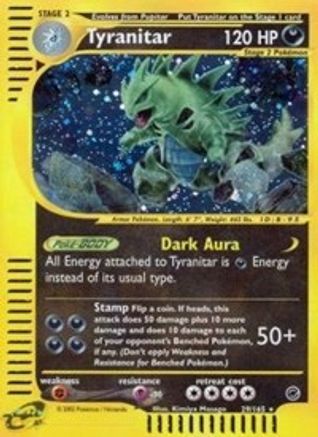 Tyranitar (29)/165 - Expedition Holofoil