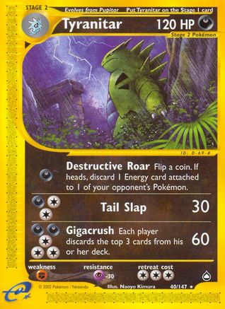 Tyranitar/147 - Aquapolis