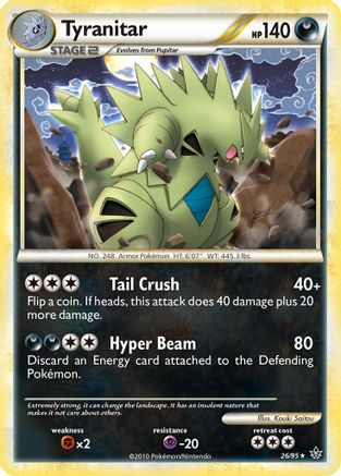 Tyranitar/95 - Unleashed Reverse Holofoil