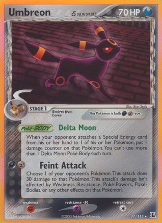 Umbreon (Delta Species)/113 - Delta Species Holofoil