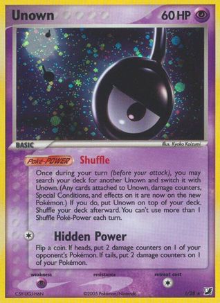 Unown (!)/115 - Unseen Forces Holofoil