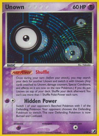 Unown (I)/115 - Unseen Forces Holofoil