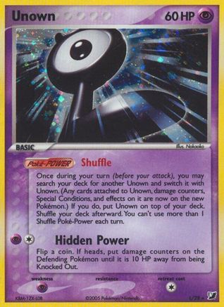 Unown (L)/115 - Unseen Forces Holofoil