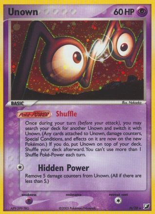 Unown (N)/115 - Unseen Forces Holofoil