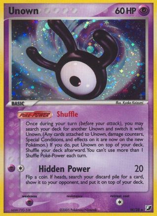 Unown (W)/115 - Unseen Forces Holofoil