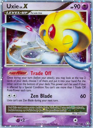 Uxie LV.X/146 - Legends Awakened Holofoil