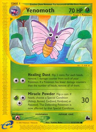Venomoth/144 - Skyridge Reverse Holofoil