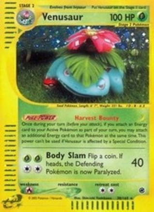 Venusaur (30)/165 - Expedition Reverse Holofoil