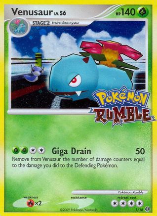 Venusaur/16 - Rumble Holofoil