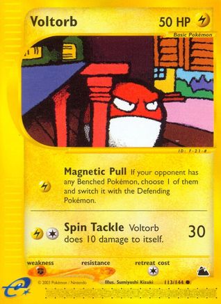 Voltorb/144 - Skyridge Reverse Holofoil