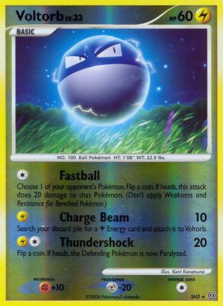 Voltorb (Shiny)/100 - Stormfront Reverse Holofoil