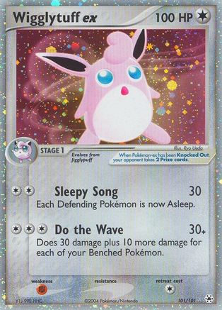 Wigglytuff ex/101 - Hidden Legends Holofoil