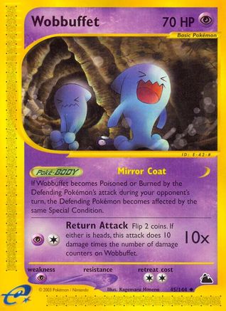 Wobbuffet/144 - Skyridge Reverse Holofoil