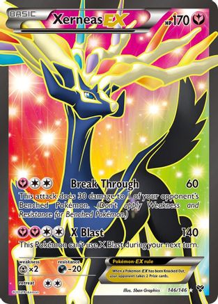 Xerneas EX (146 Full Art)/146 - XY Base Set Holofoil