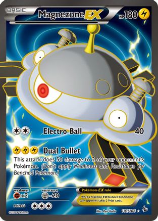 Magnezone EX (101 Full Art) 101/106 - XY Flashfire Holofoil