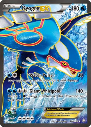 Kyogre EX (148 Full Art)/160 - XY Primal Clash Holofoil
