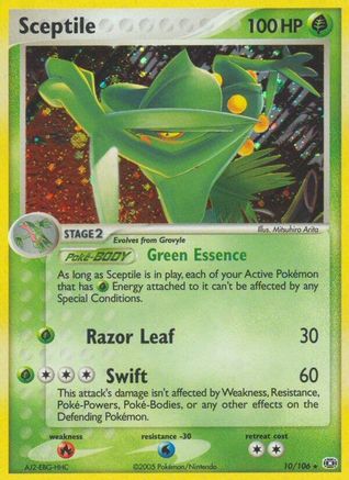 Sceptile/106 - Emerald Reverse Holofoil