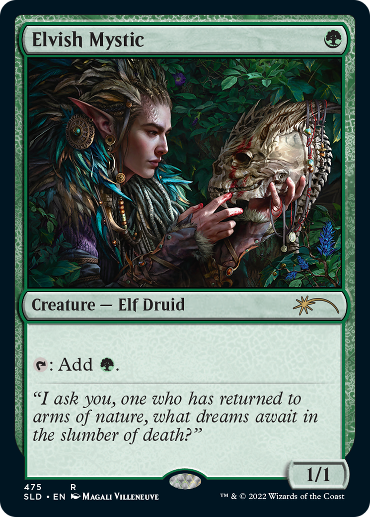 Elvish Mystic (SLD-475) - Secret Lair Drop Foil