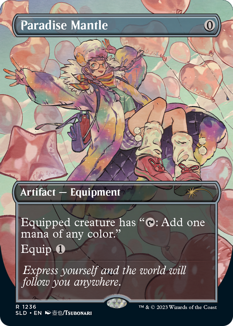 Paradise Mantle (SLD-1236) - Secret Lair Drop (Borderless) Foil