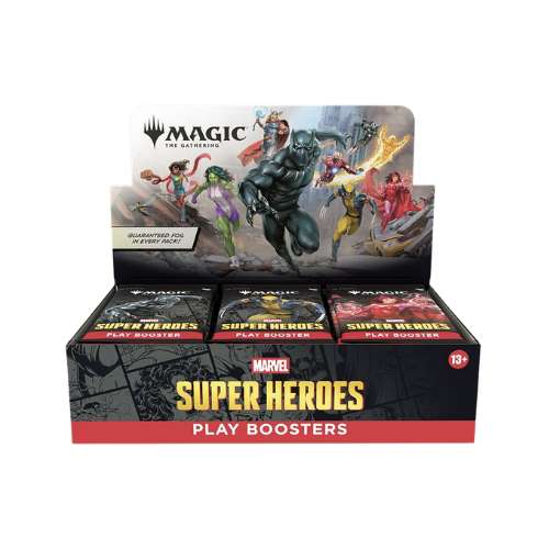 Magic the Gathering Marvel Super Heroes - Play Booster Display