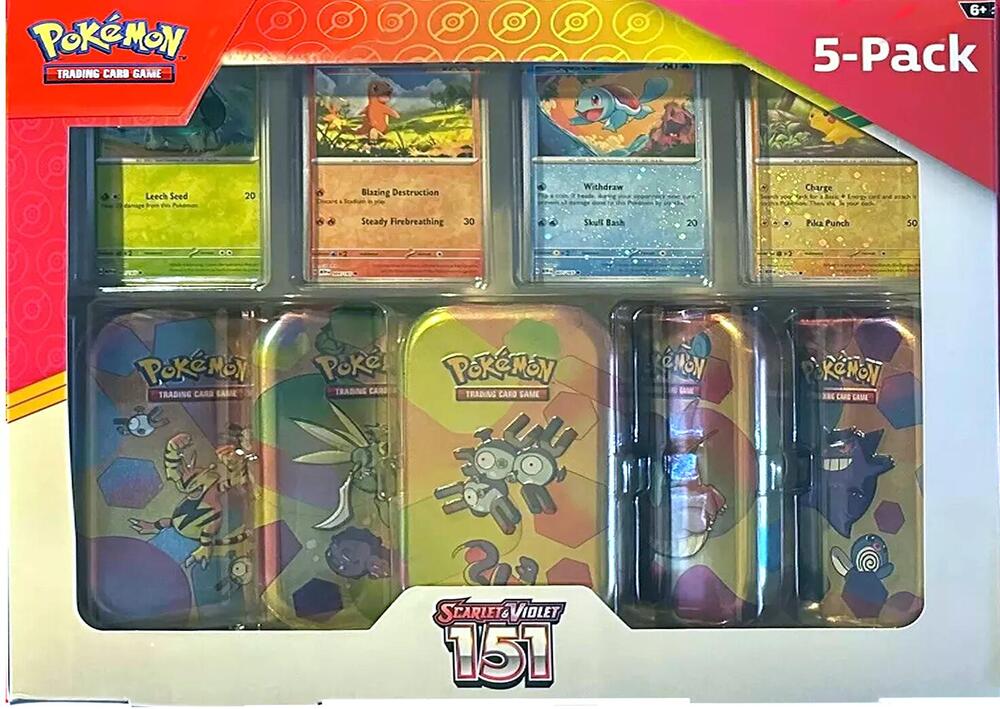 Pokemon Scarlet & Violet 151 Mini Tin 5-pack (Magneton)
