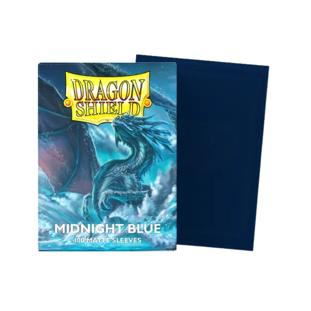 Dragon Shield Sleeves: Matte Midnight Blue