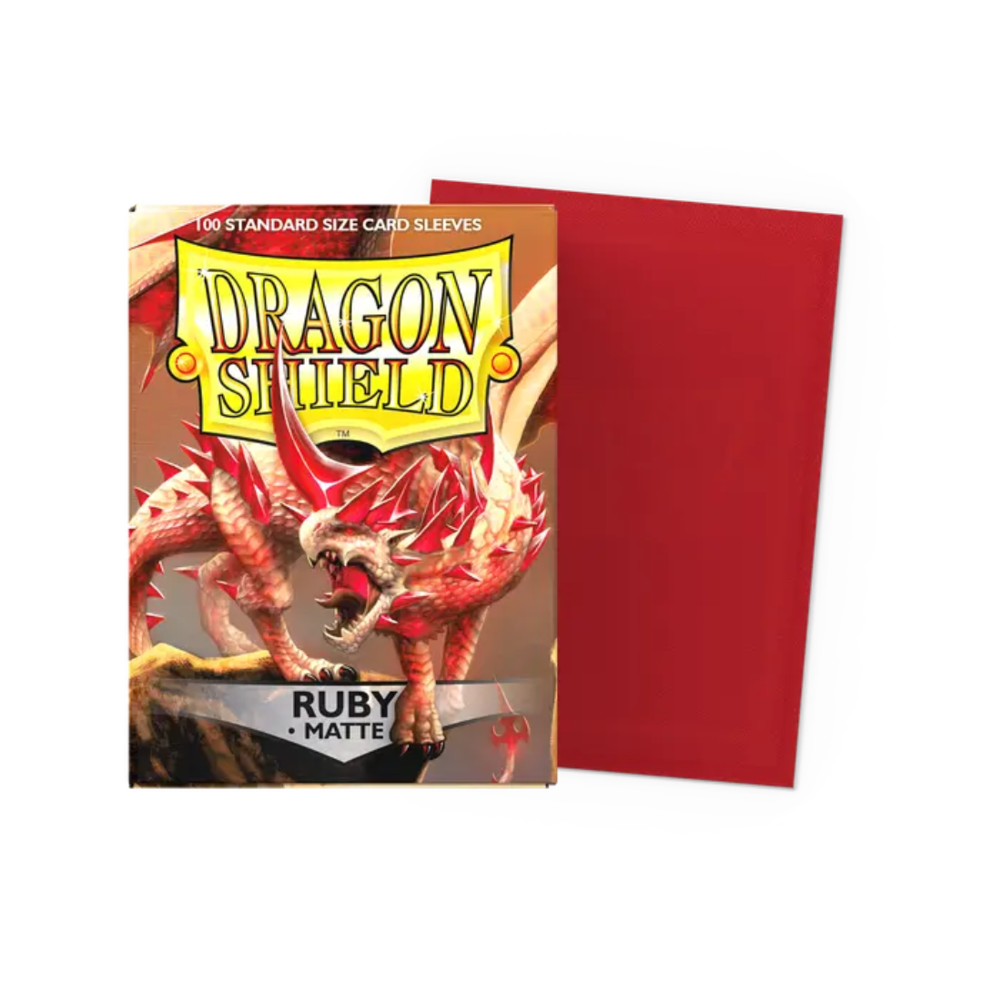 Dragon Shield Sleeves: Matte Ruby