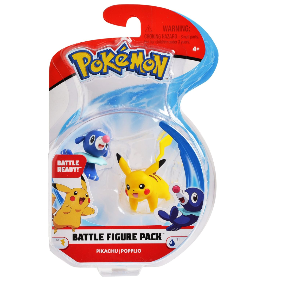 Pikachu and Popplio Battel Figure Pack