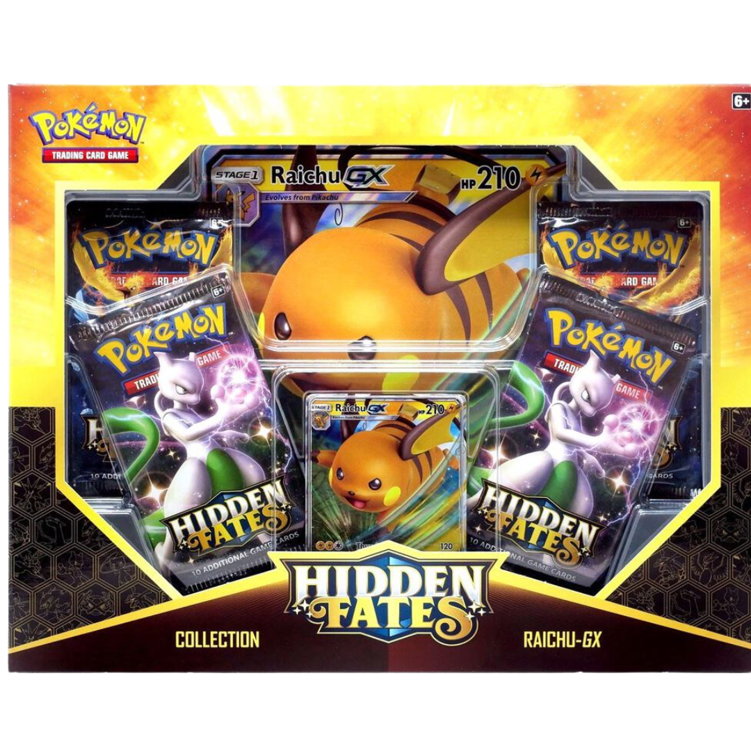 Hidden Fates Collection Raichu GX
