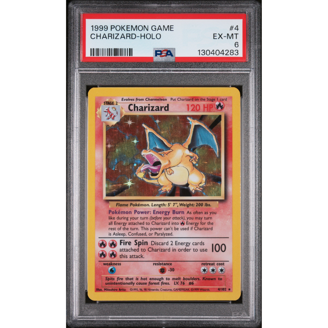 Charizard Holo #4 PSA 6