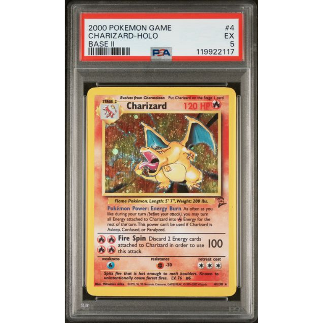 Charizard Holo Base 2 #4 PSA 5