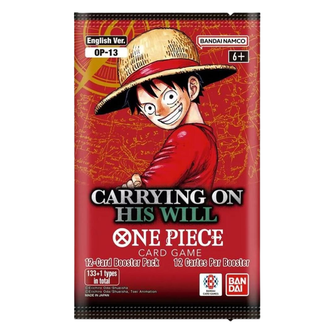 One Piece Carrying On His Will Booster Pack