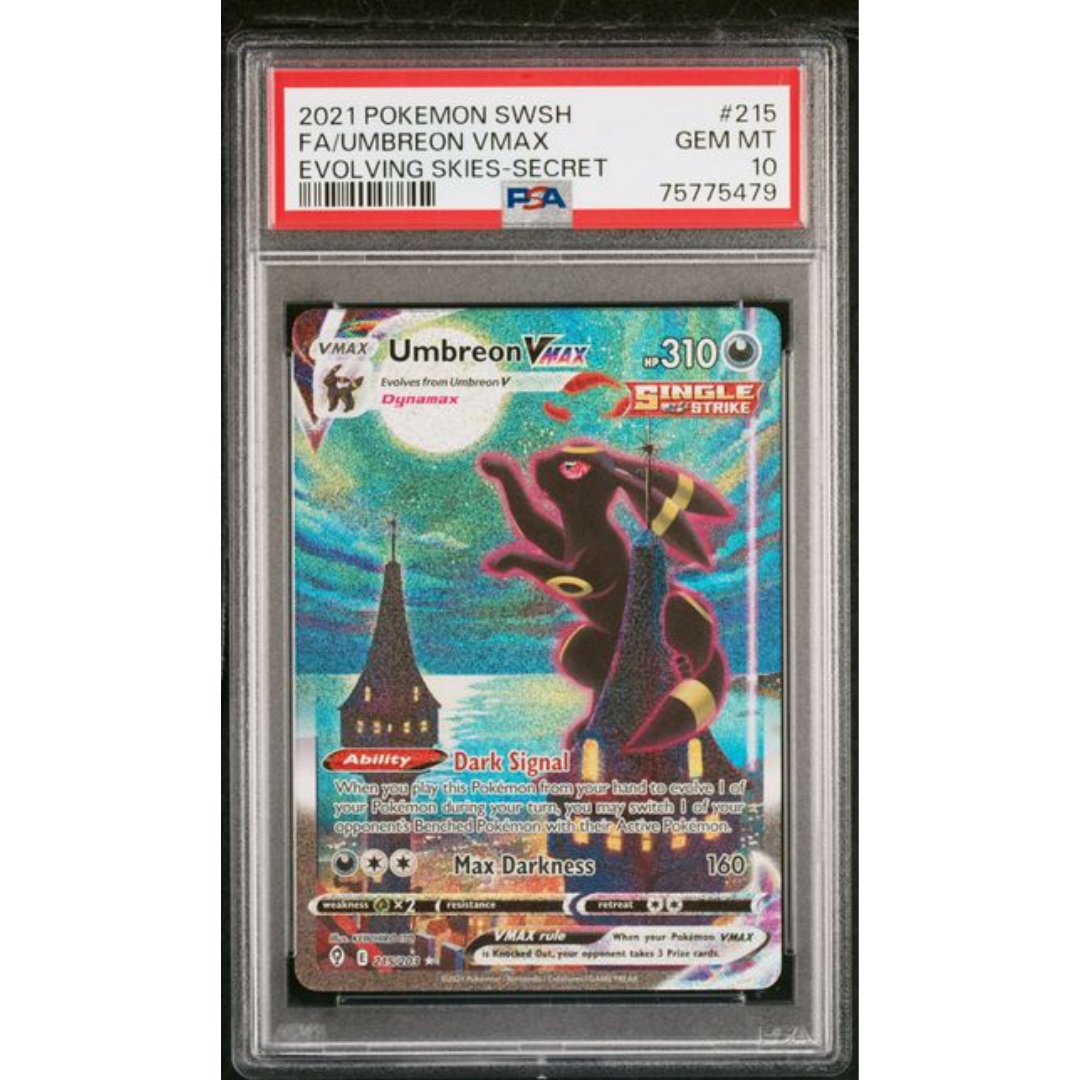 Umbreon VMAX Evolving Skies #215 PSA 10